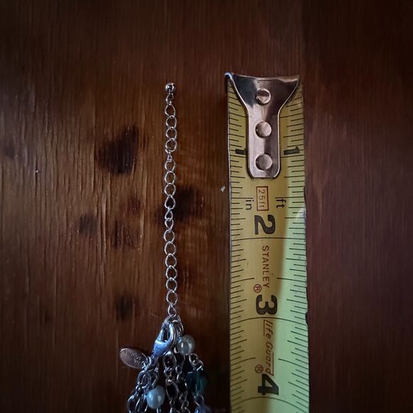 Lia Sophia Blue Bead With Silver Tone Chain - Picture 6 of 6